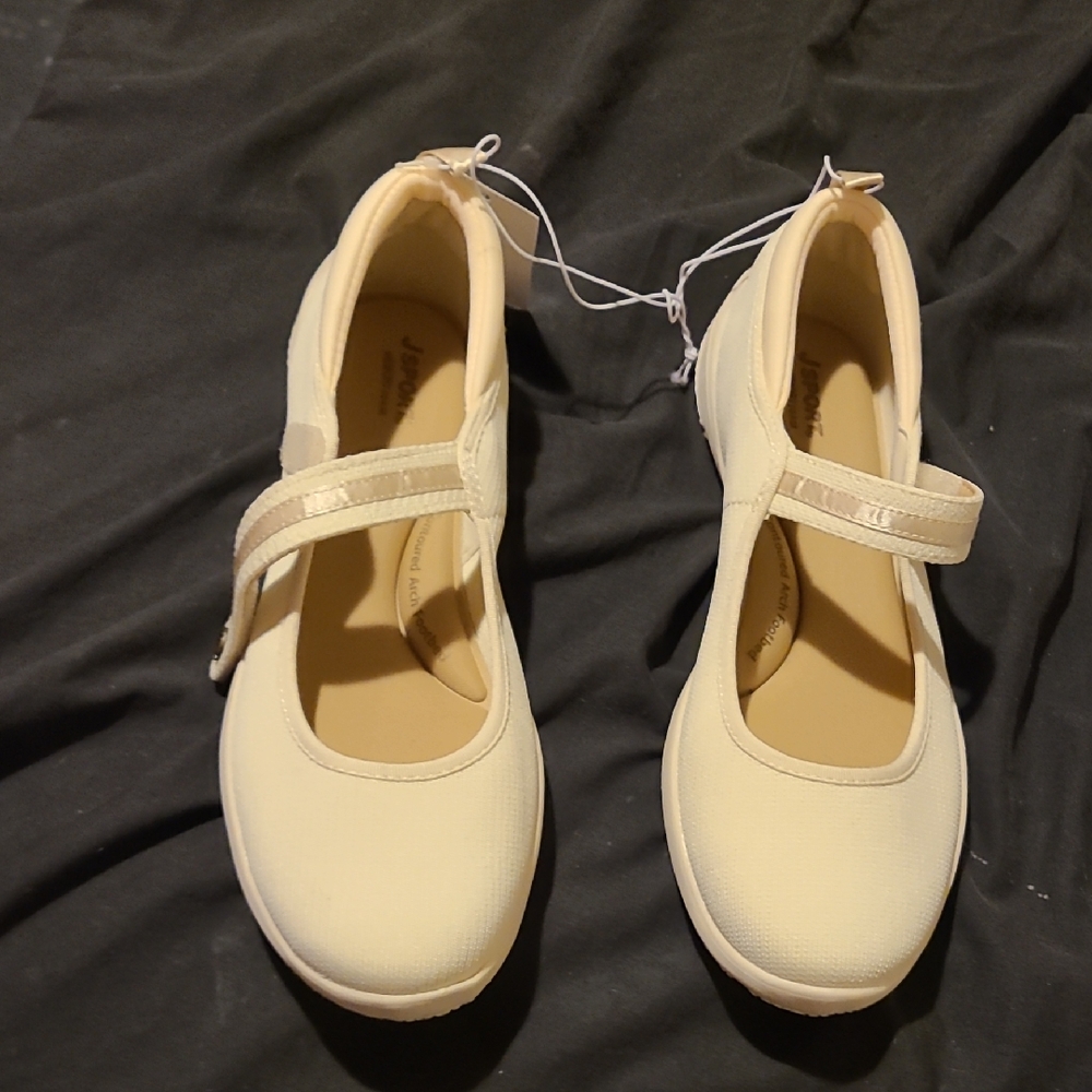 Elegant Cream Mary Jane Sandals